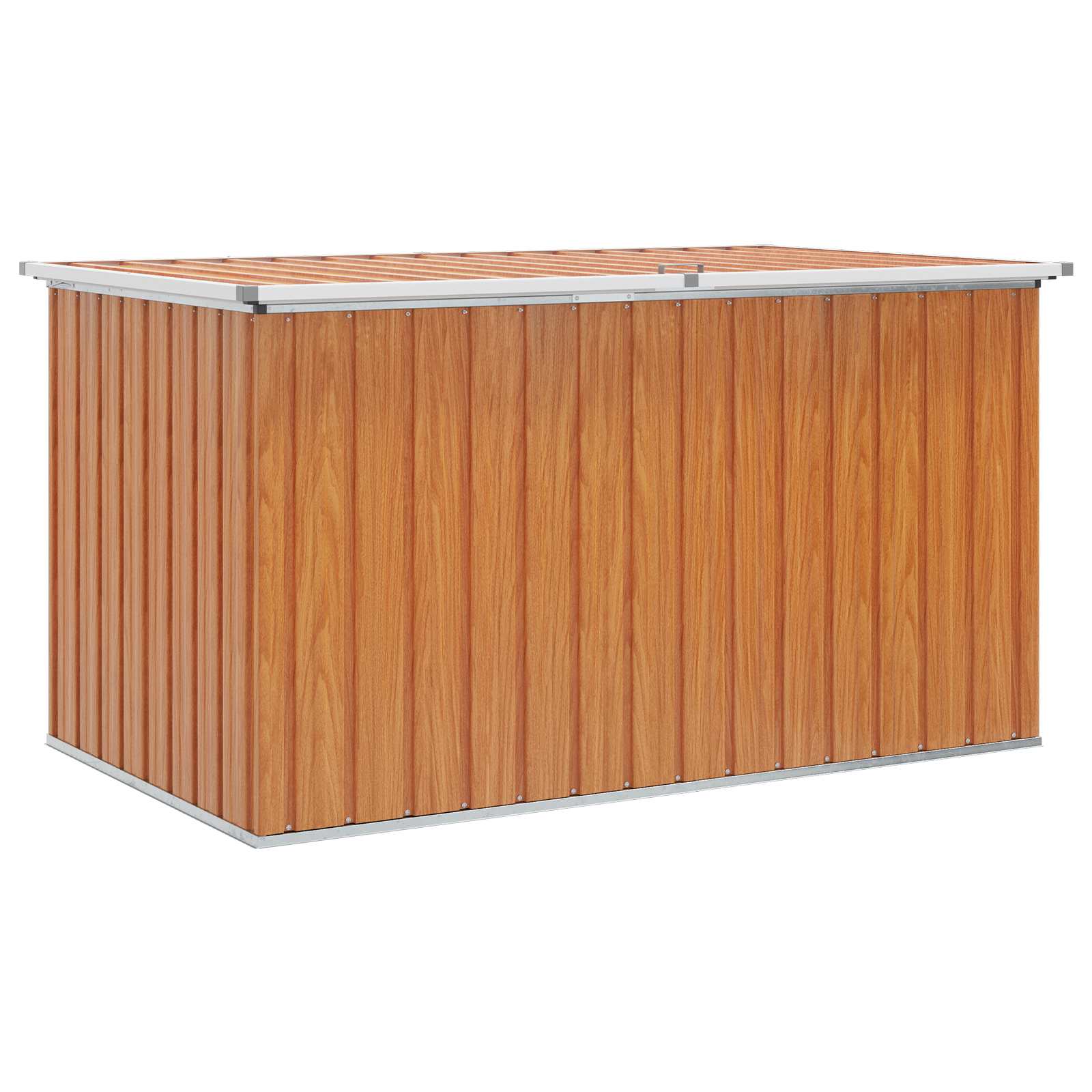 Außenlagerbox Verzinkter Stahl 171 X 99 X 93 Cm Holzähnlich Vidaxl