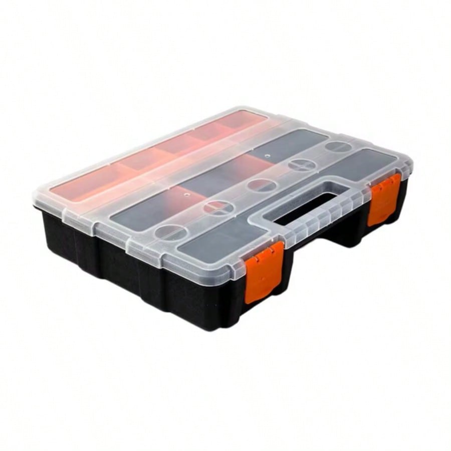 Aufbewahrungsbox 290 X 220 X 60 Mm – Trennbarer Werkzeugkasten Aus Drahtgeflecht, Zubehörbox – Robuster Schrauben- Und Werkzeugkasten
