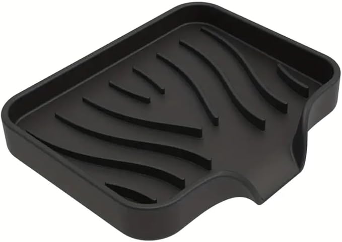 Hochwertige Seifenschale Aus Silikon – Rutschfest Und Mit Wasserablauf (schwarz)