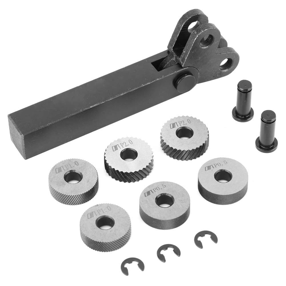 Kimiss 7-teiliger Stahlrollensatz Für Präzisionsmaschinen - 0,5/1/2 Mm Diagonal-doppelrollen