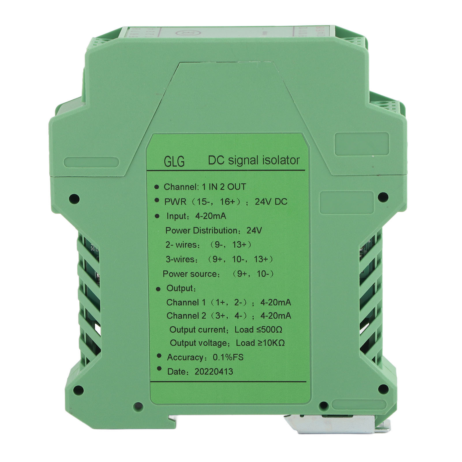 4-20ma-isolator 4-20ma Auf 0-5v Dc 24v Dc Stromsignal-isolator Transmitter Sps-erkennungssignalaufbereiter Konverter (ein Eingang Und Zwei 4-20ma Auf 4-20ma Ausgänge)