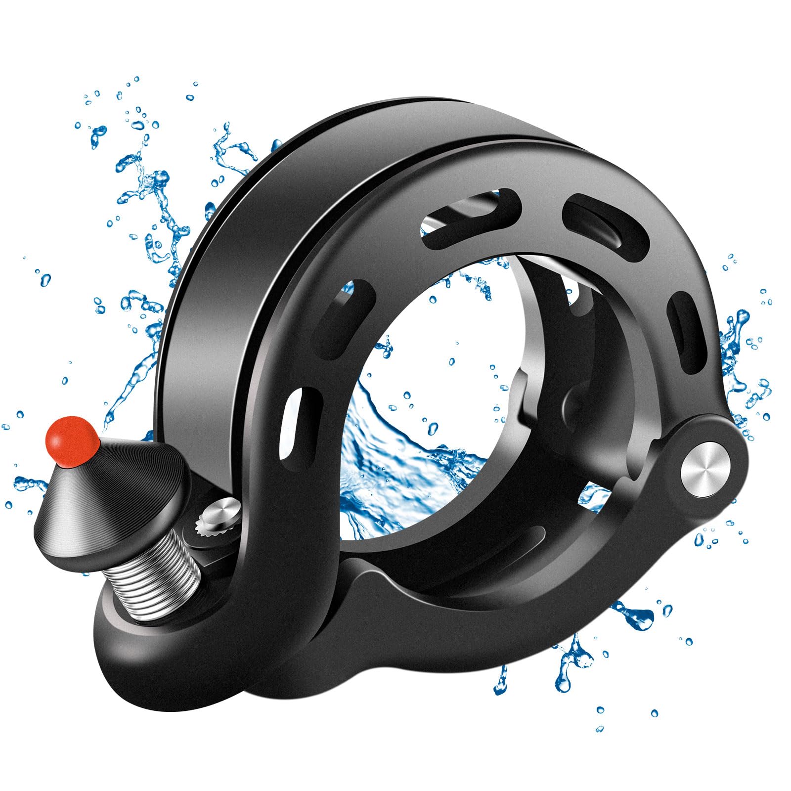 Laute Fahrradklingel 100 Db, Wasserdicht, Rostfrei, Laute Fahrradhupe Für 22,2–31,8 Mm Lenker, Fahrradklingel Für Kinder Und Erwachsene Für Mountainbike, Kinderfahrrad, Roller, Elektrofahrrad, Faltrad