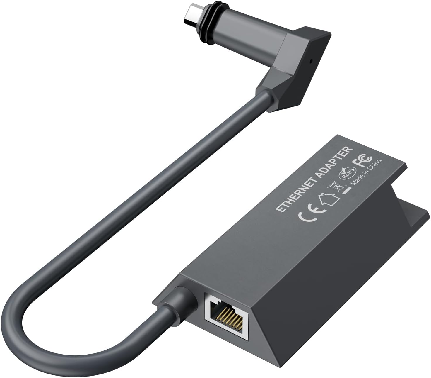 Starlink-ethernet-adapter Für Starlink Rectangle Dish Satellite Internet V2, Starlink Gigabit-ethernet-adapter Auf Rj45, Schnelle Und Stabile Netzwerkverbindung Für Starlink Actuated Gen 2, Schwarz