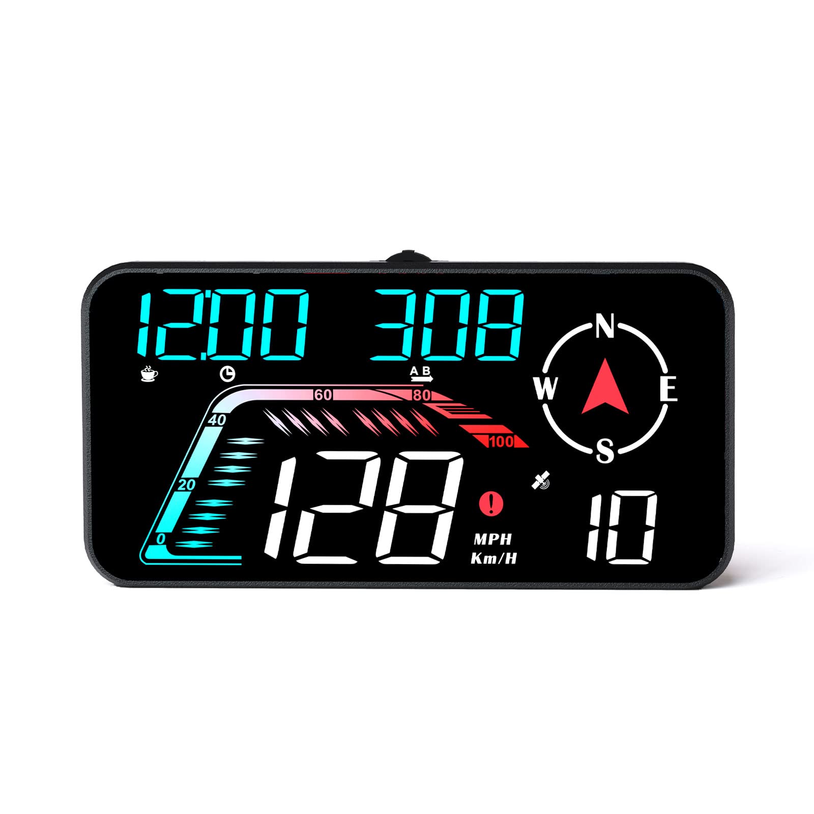 Tachometer, Automatische Zeit- Und Geschwindigkeitsanzeige, Auto-head-up-display, Anwendbar Auf Alle Fahrzeuge