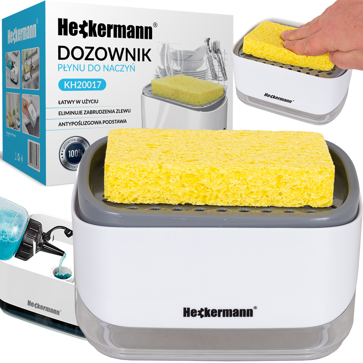 Heckermann Kh20017 Küchenflüssigkeitsspender Weiß