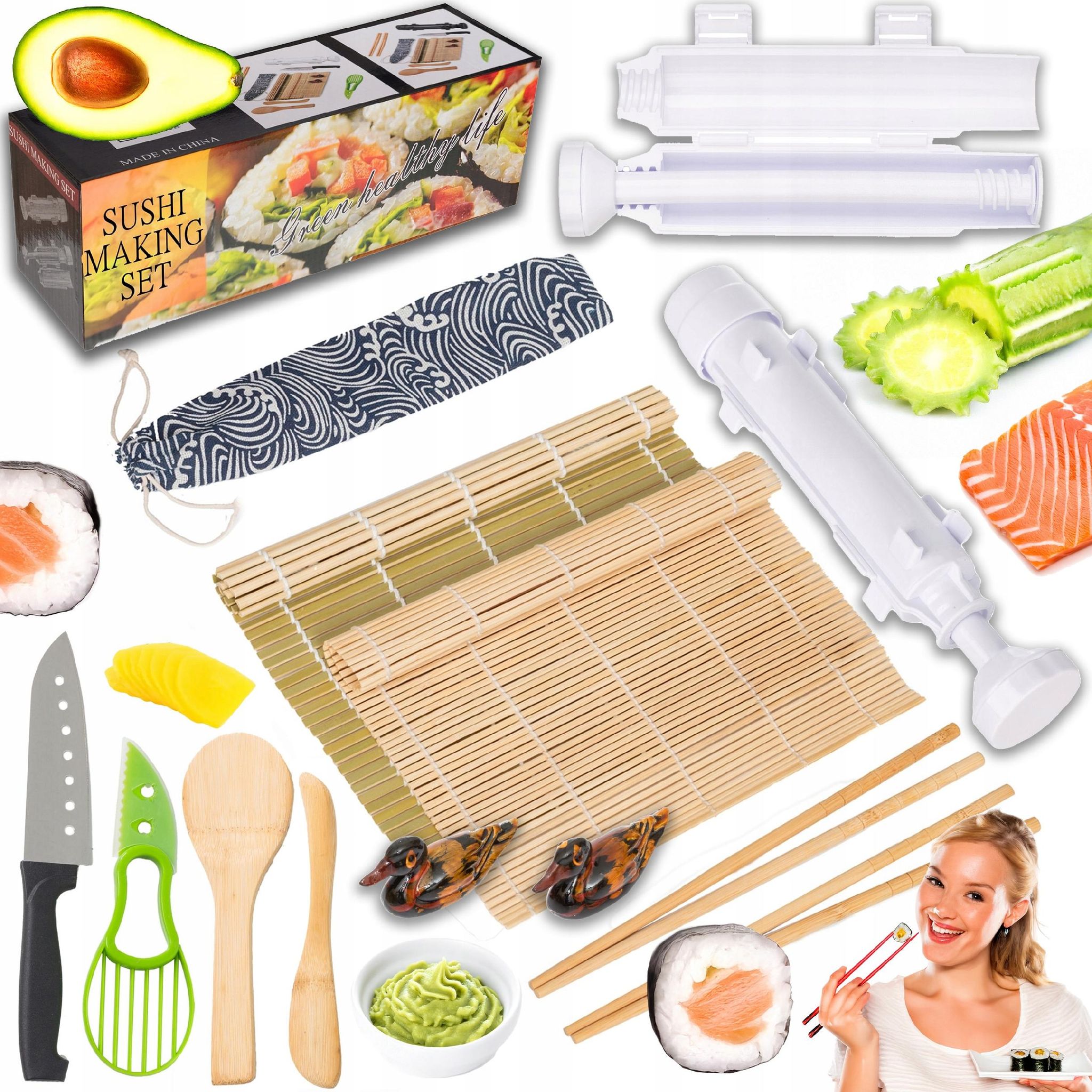 Sushi-set Mit Rolle Nr.: 6164