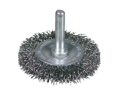 Osborn Rundbürste, Gewellter Stahl, 4.500 U/min, 6 Mm Schaft Und 0,30 Mm Borsten