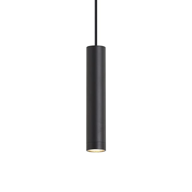 Qazqa Design-pendelleuchte Schwarz Gu10 50mm Ip44 - Tuba