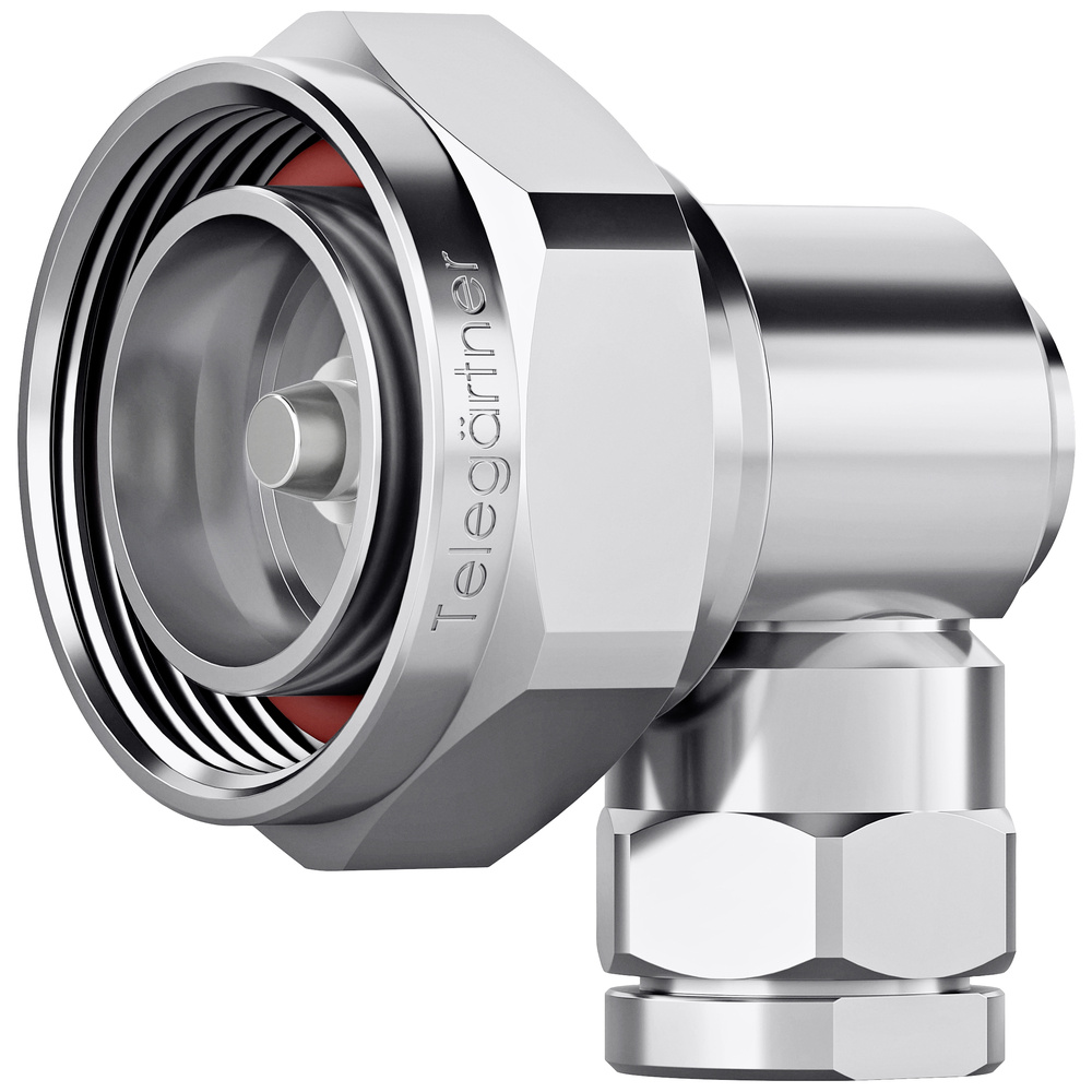 Telegärtner 100024400 100024400 7-16-din-steckverbinder Stecker, Gewinkelt 50 Ω 1 St.