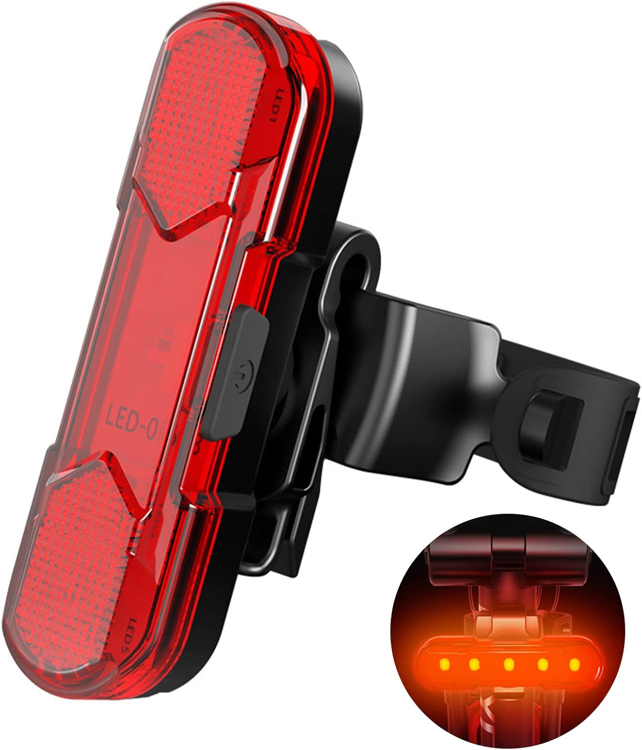 Rücklicht, Mountainbike-rücklicht, Fahrradlicht, Led-rücklicht, Fahrrad-rücklicht, Fahrrad-rücklicht, Rucksack