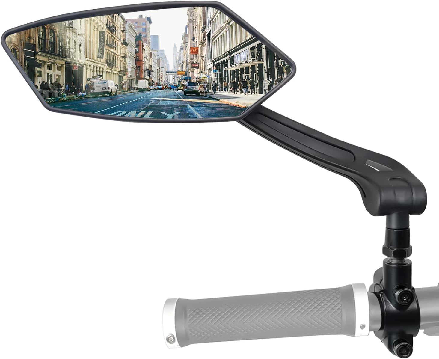 Linker Fahrrad-rückspiegel, Hd Verstellbarer 360°-elektroroller-rückspiegel, Elektrischer Fahrrad-rückspiegel Für 22–25 Mm Lenker, Fahrradspiegel Für Mountainbike, E-scooter, Rennrad