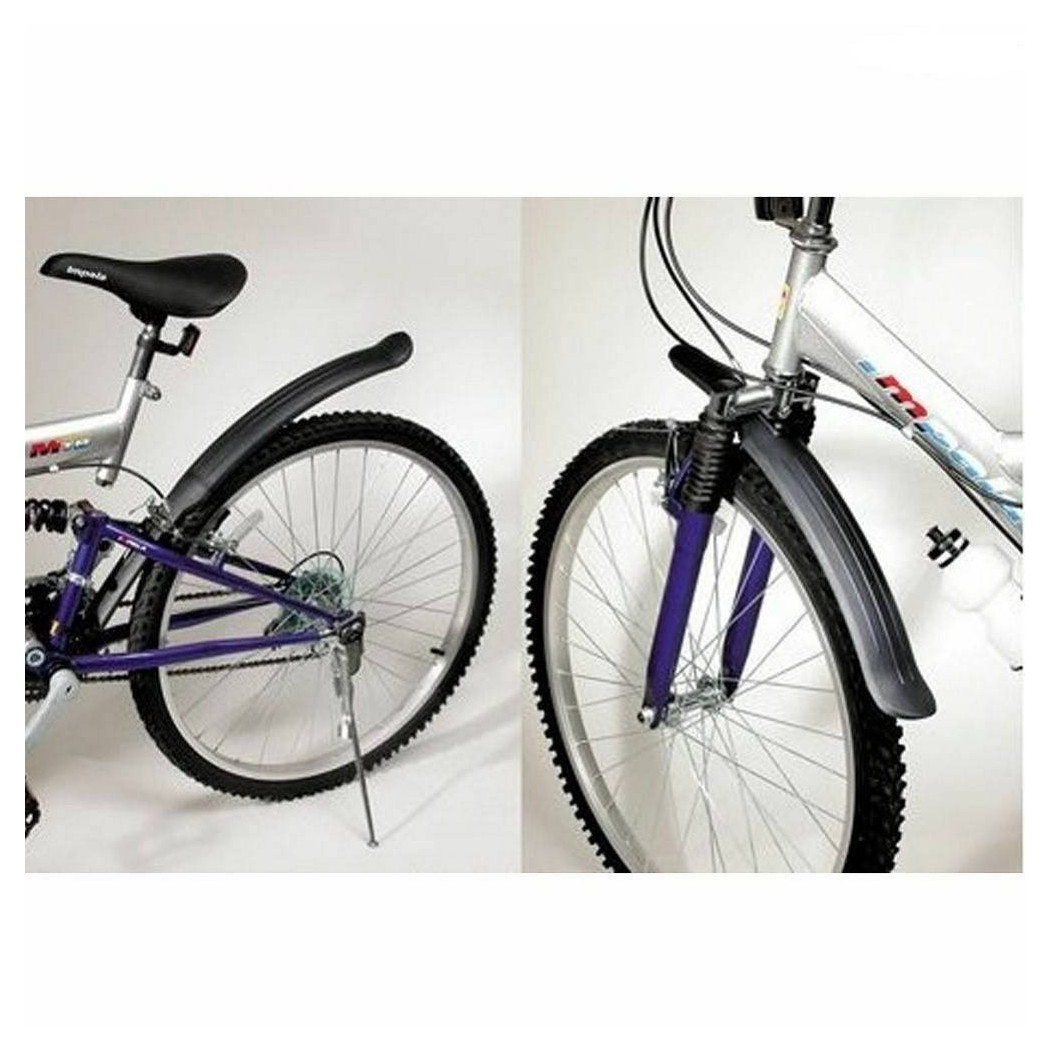 Trade Shop - Parafange Für Bicicletta Set 2 Pezzaspruzzi Mtb Anteriore Und Posteriäre -