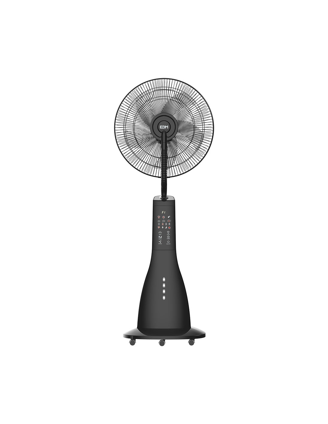 Wiederaufladbarer Nebelventilator 70w, 41 X 41 X 128 Cm