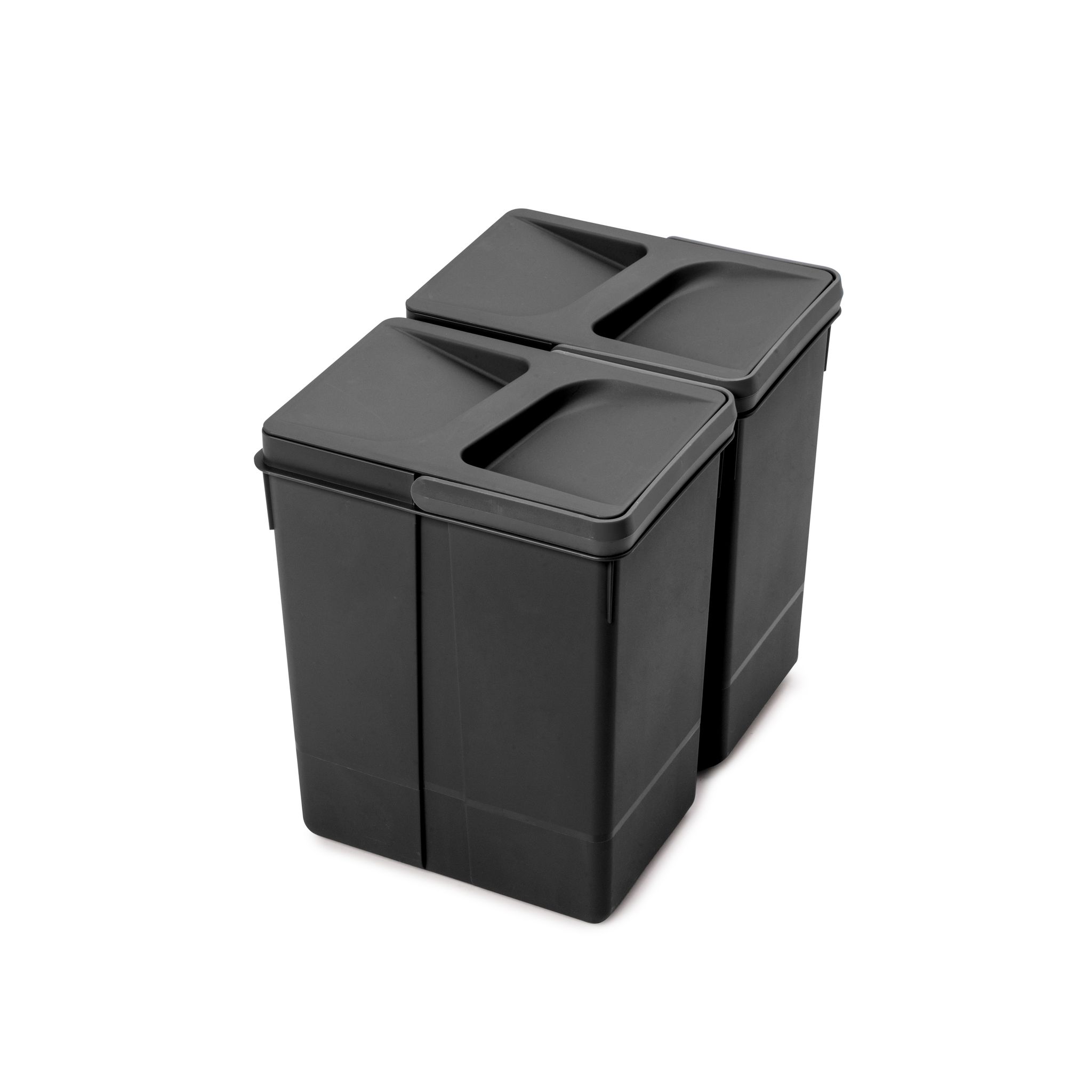 Küchenzubehör Emuca Recycle 2 Behälter 7 Liter Schwarz
