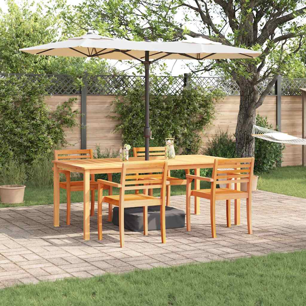 Vidaxl Ensemble De Salle À Manger Pour Jardin 7 Pcs Marron