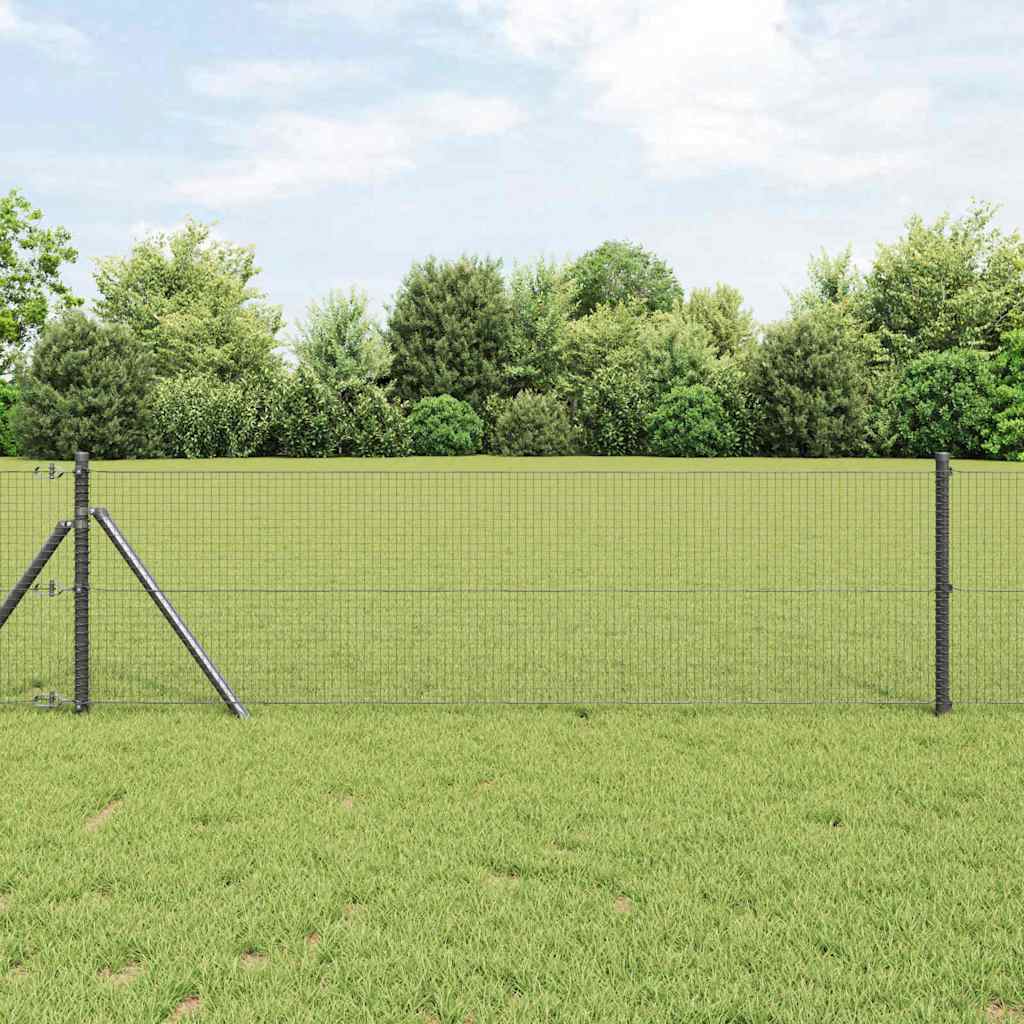 Vidaxl Clôture En Fils Soudés Pour Fixation Au Sol 50 X 0,5 M Gris