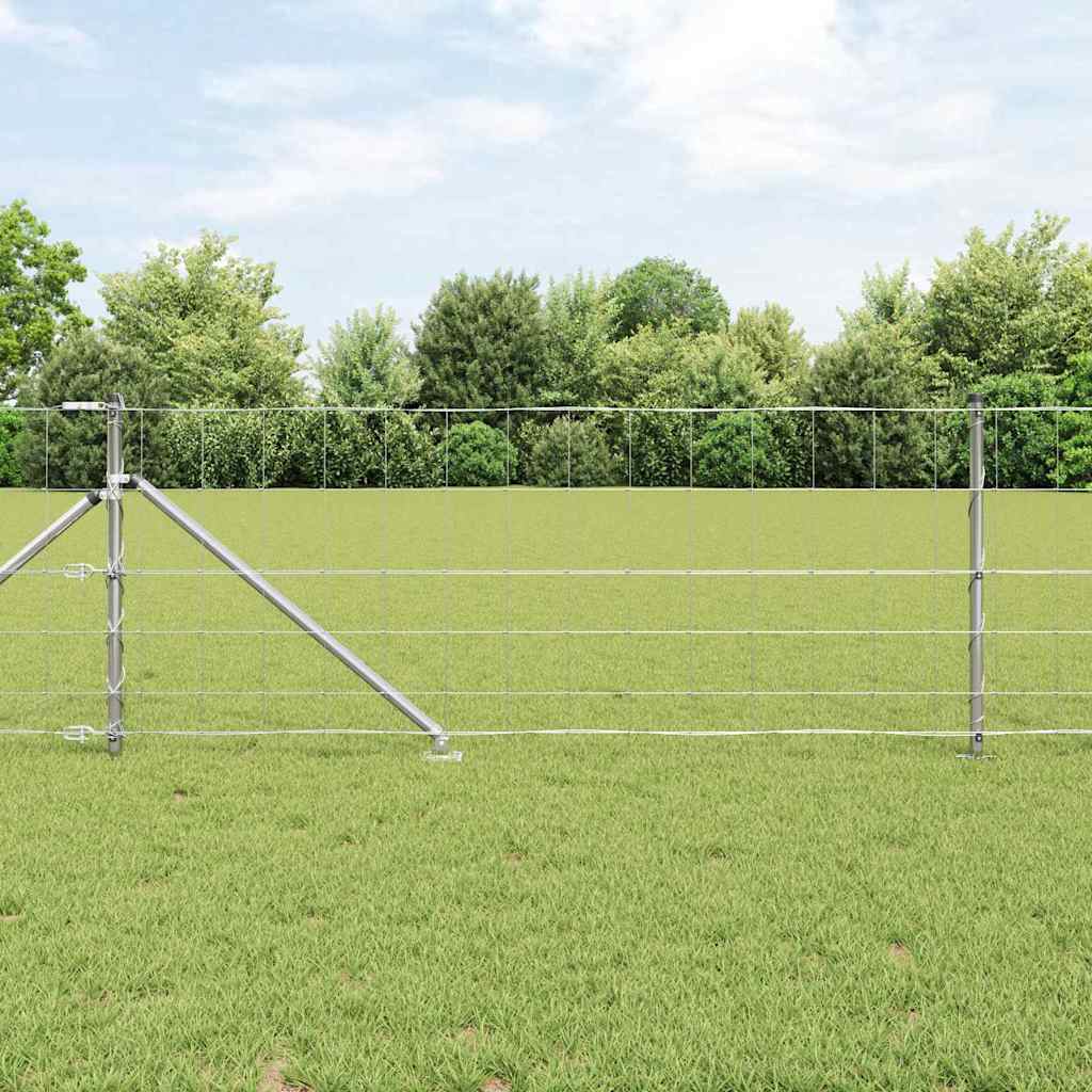 Vidaxl Clôture En Fil Soudé Avec Pointes 100 X 0,8 M Acier Galvanisé