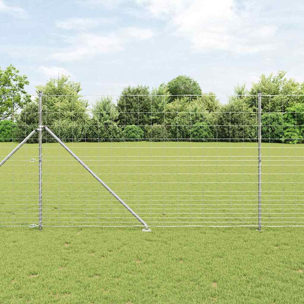 Vidaxl Clôture En Fil Soudé Avec Pointes 25 X 1,5 M Acier Galvanisé
