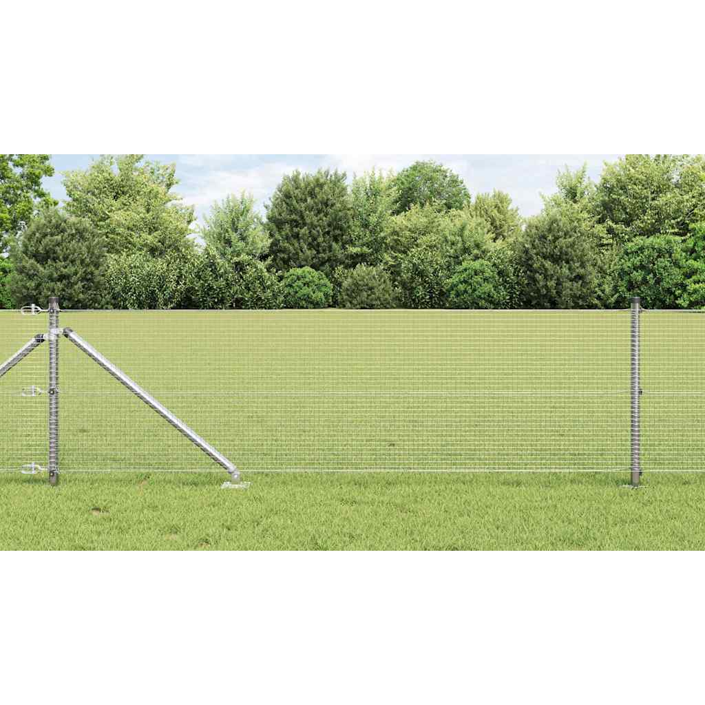 Vidaxl Clôture En Fil Soudé Avec Pointes 25 X 0,8 M Acier Galvanisé