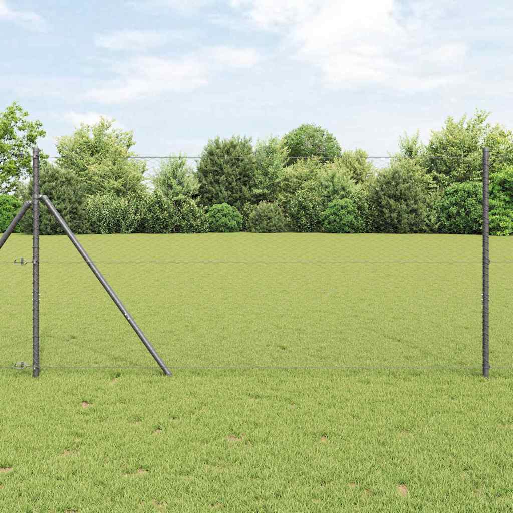 Vidaxl Fixation Au Sol Hexagonale 25 X 1,4 M Acier Recouvert De Pvc