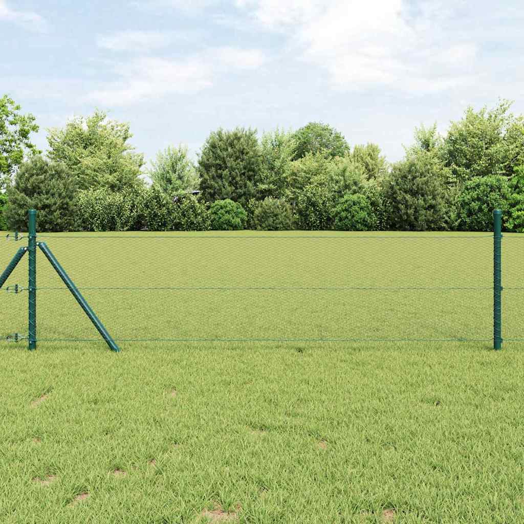 Vidaxl Fixation Au Sol Hexagonale 50 X 0,6 M Acier Recouvert De Pvc