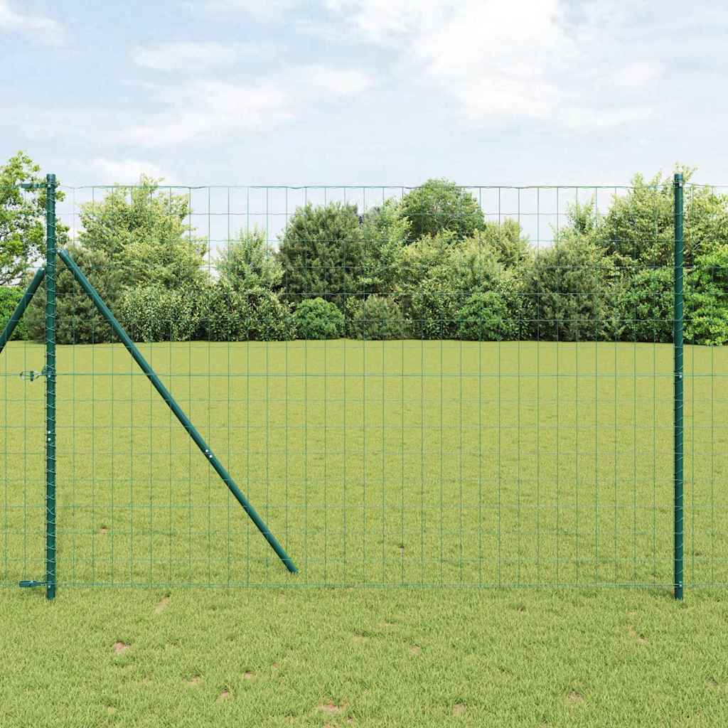 Vidaxl Fixation Au Sol Euro Pour Clôture 10 X 1,6 M Vert Maille