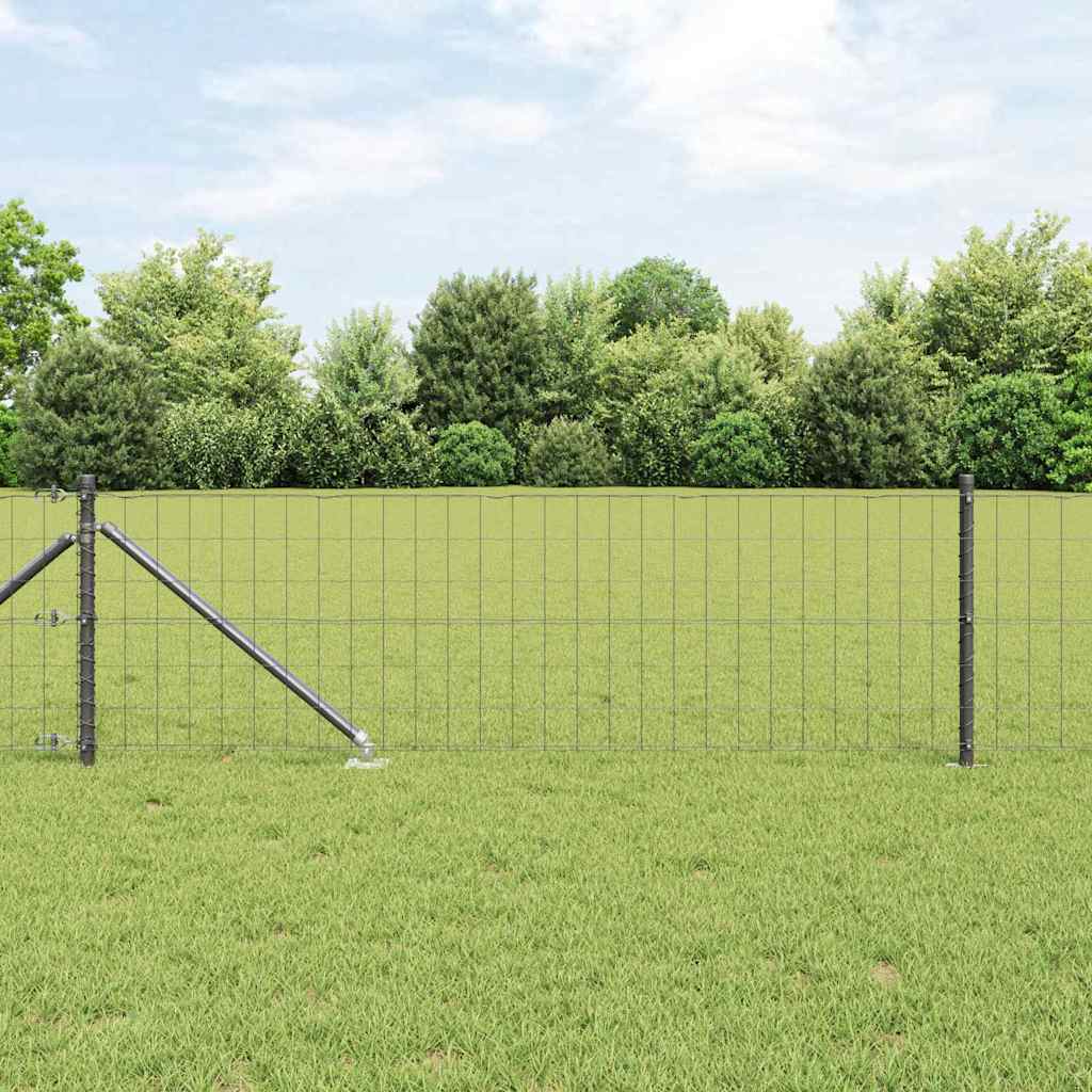 Vidaxl Clôture Euro Avec Des Pointes 10 X 0,6 M Acier Recouvert De Pvc