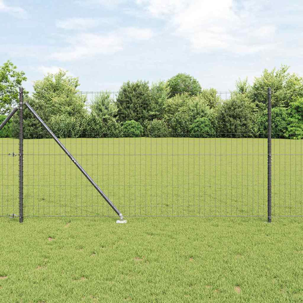 Vidaxl Clôture Euro Avec Des Pointes 10 X 1,4 M Acier Recouvert De Pvc