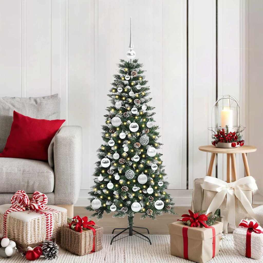Vidaxl Sapin De Noël Artificiel Vert 120 Cm Pvc, Plastique Et Acier