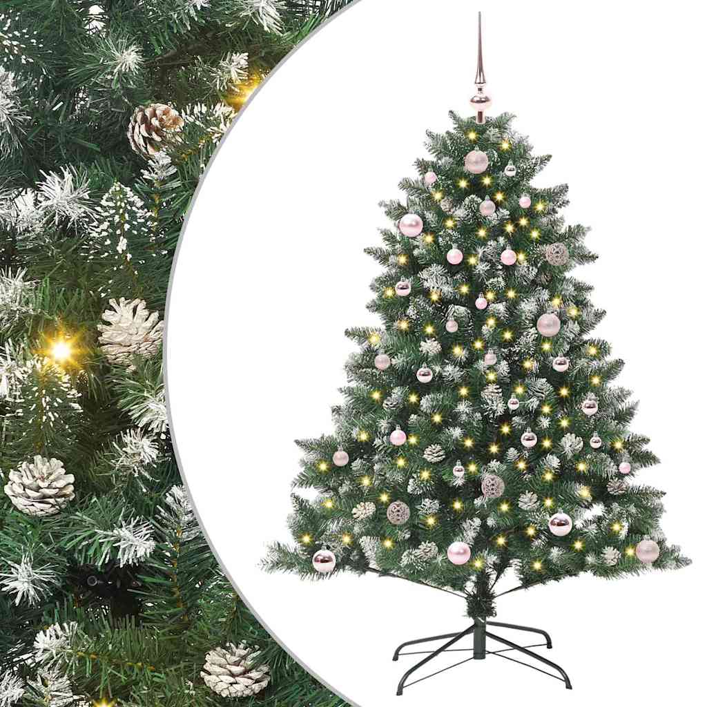 Vidaxl Sapin De Noël Artificiel Vert 150 Cm Pvc, Plastique Et Acier