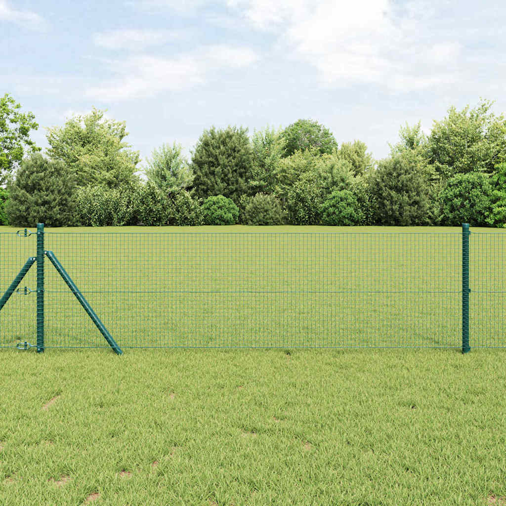 Vidaxl Clôture En Fils Soudés Pour Fixation Au Sol 50 X 0,4 M Vert