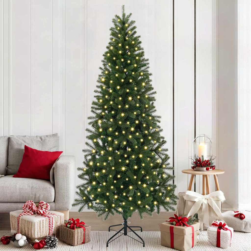 Vidaxl Sapin De Noël Artificiel Avec 300 Led Vert 210 Cm Pe Et Pvc