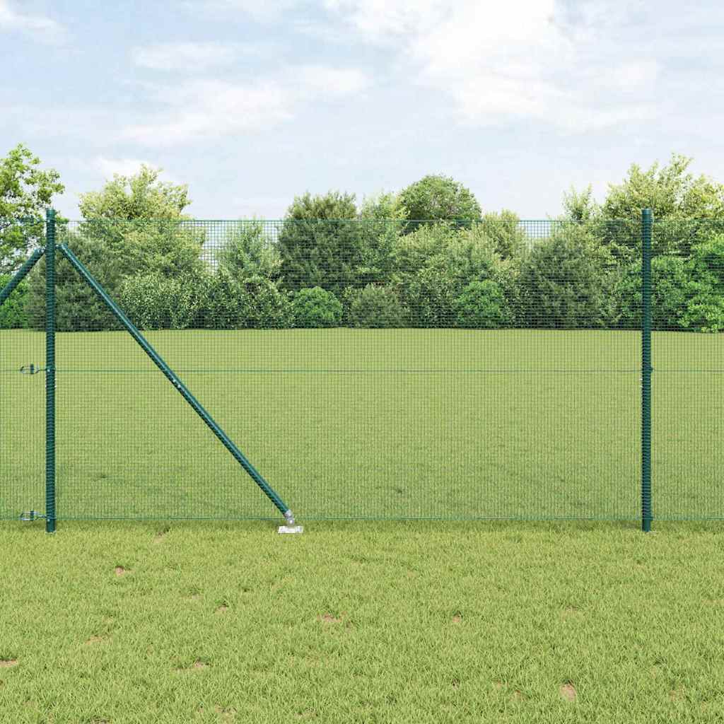 Vidaxl Clôture En Fil Soudé Avec Pointes 50 X 1,2 M Vert Maille