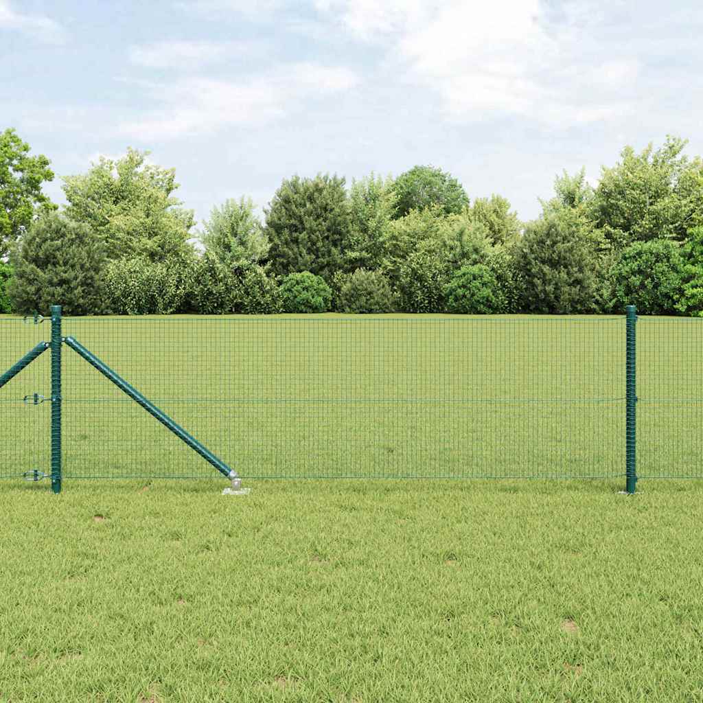 Vidaxl Clôture En Fil Soudé Avec Pointes 50 X 0,8 M Vert Maille