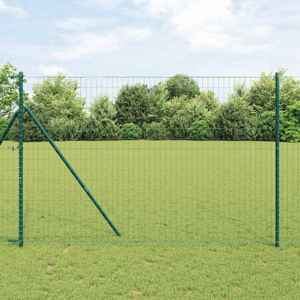 Vidaxl Fixation Au Sol Euro Pour Clôture 10 X 1,5 M Vert Maille