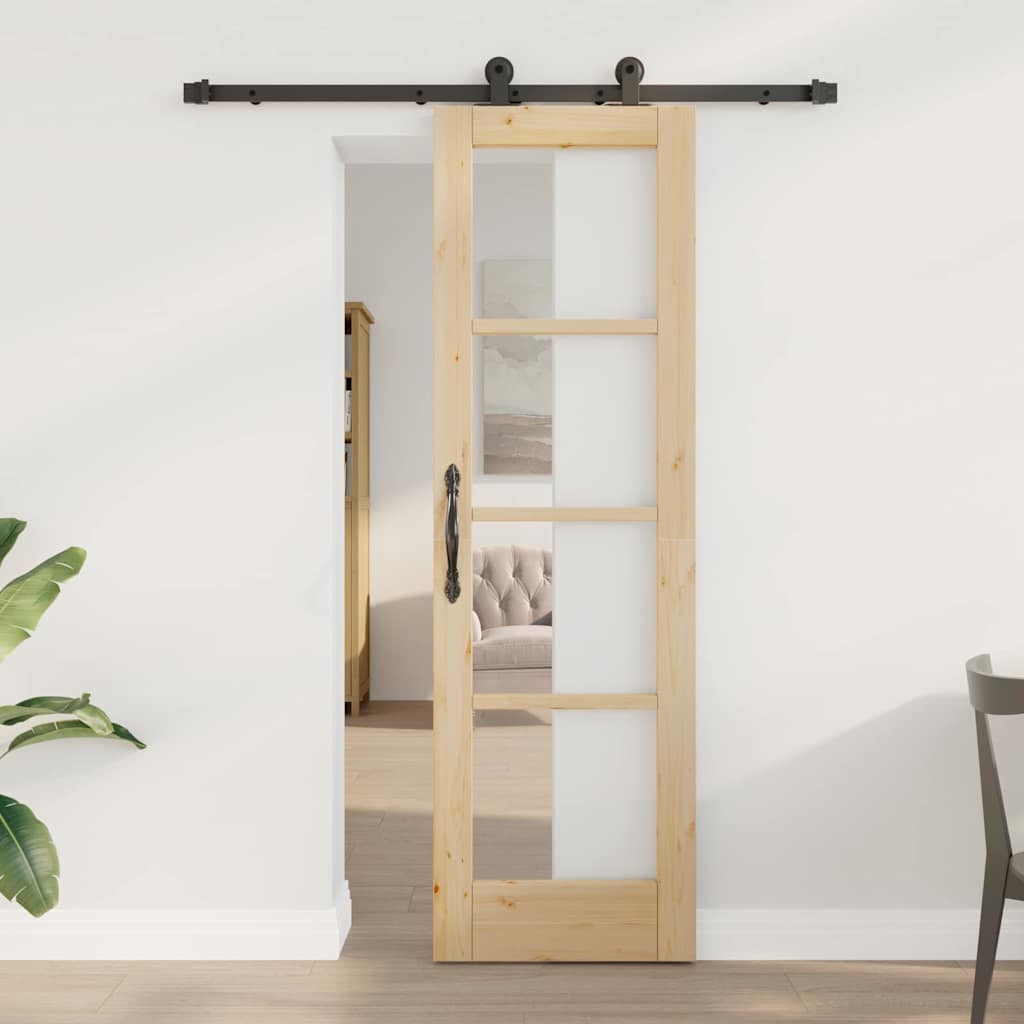 Vidaxl Porte Coulissante Orkdal Naturel 61 X 198,5 Cm