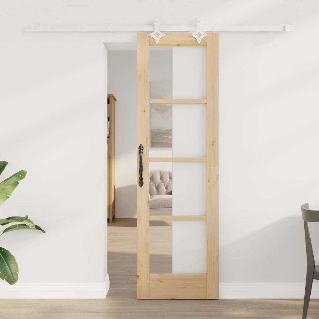 Vidaxl Porte Coulissante Naturel 61 X 198,5 Cm