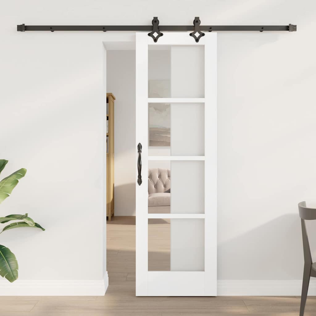 Vidaxl Porte Coulissante Blanc 61 X 198,5 Cm