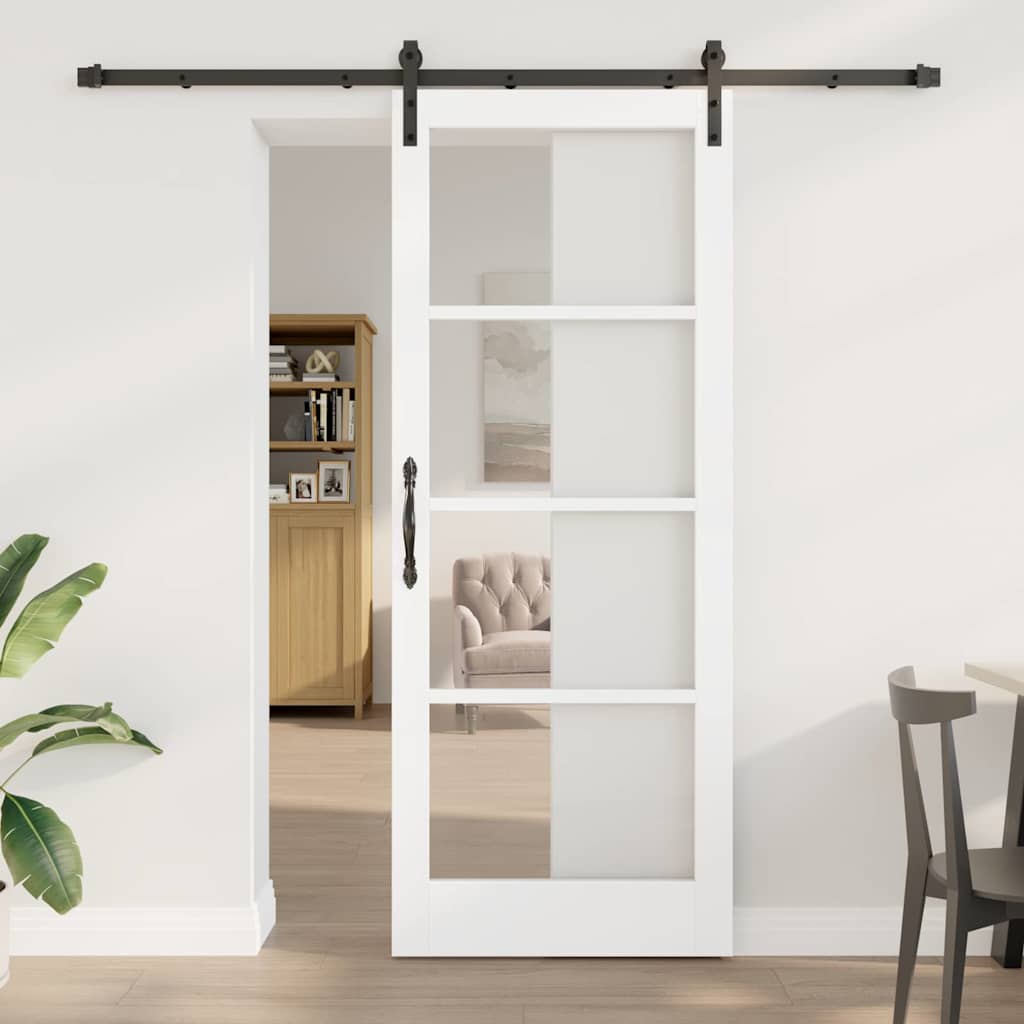Vidaxl Porte Coulissante Orkdal Blanc 83 X 211 Cm