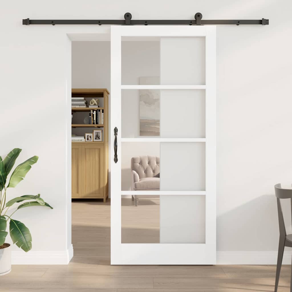 Vidaxl Porte Coulissante Orkdal Blanc 93 X 211 Cm
