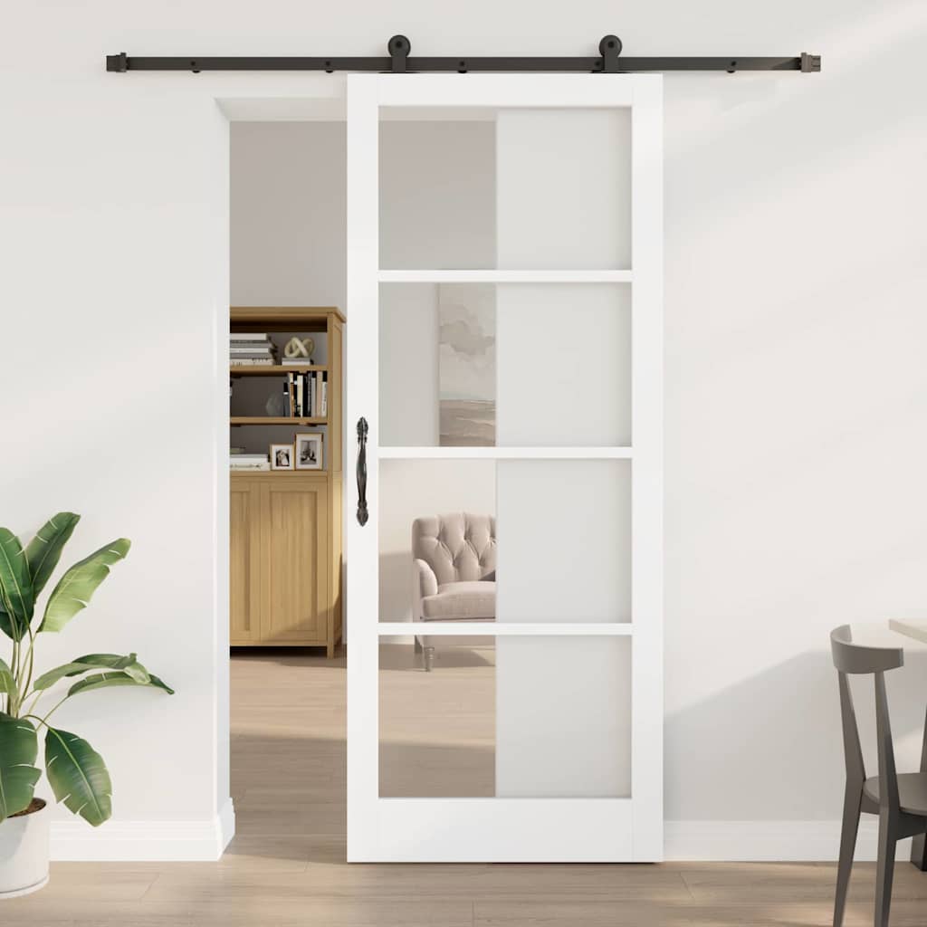 Vidaxl Porte Coulissante Orkdal Blanc 93 X 232 Cm