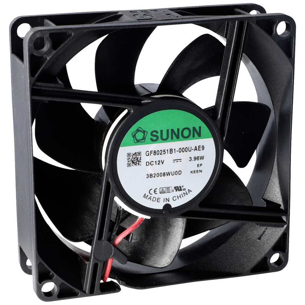 Sunon Ge80252b2-000u-ae9 Axiallüfter 24 V/dc 96.82 M³/h (l X B X H) 25 X 80 X 80 Mm