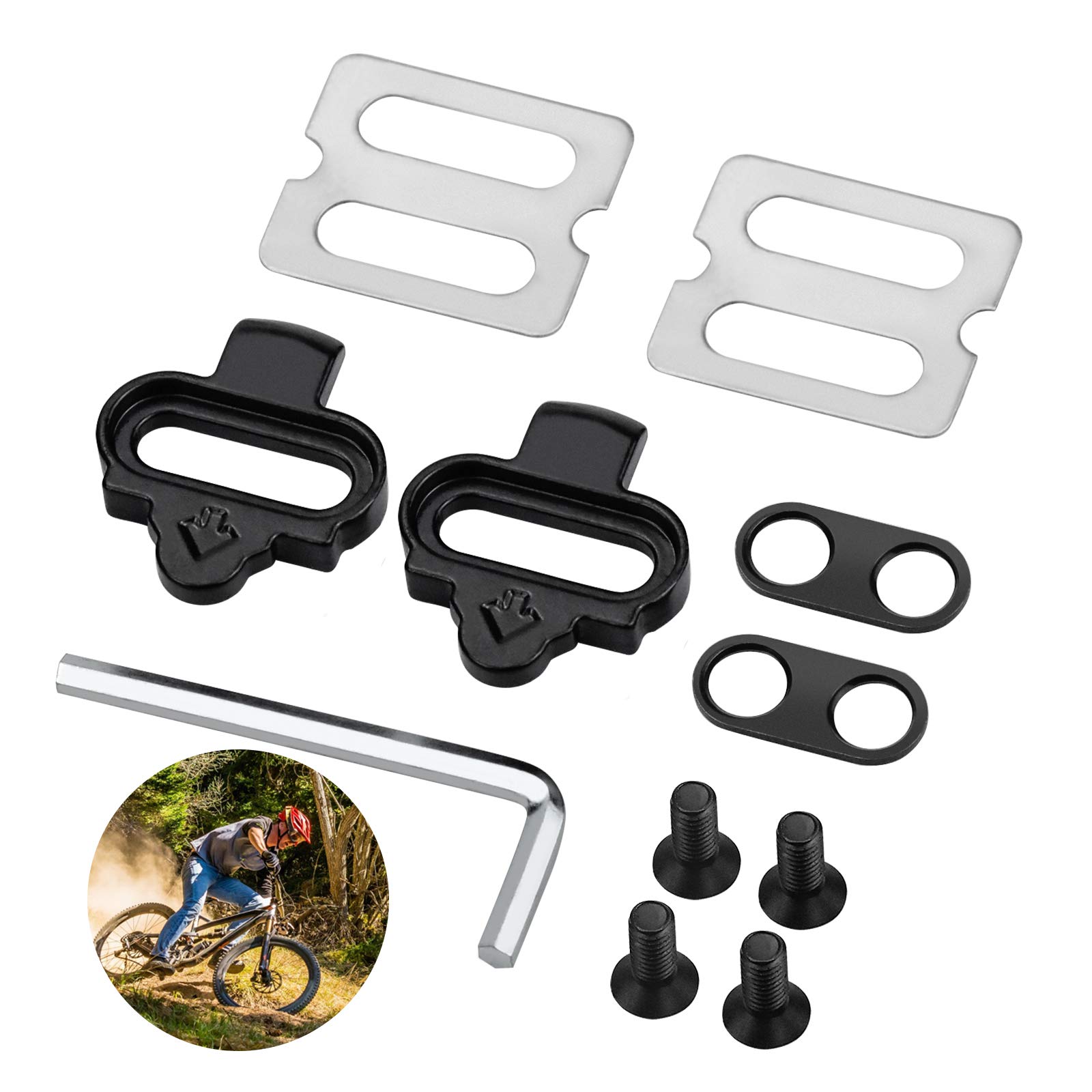 Pedalplatten Für Mountainbikes Mit Selbstverriegelndem System Für Shimano Spd