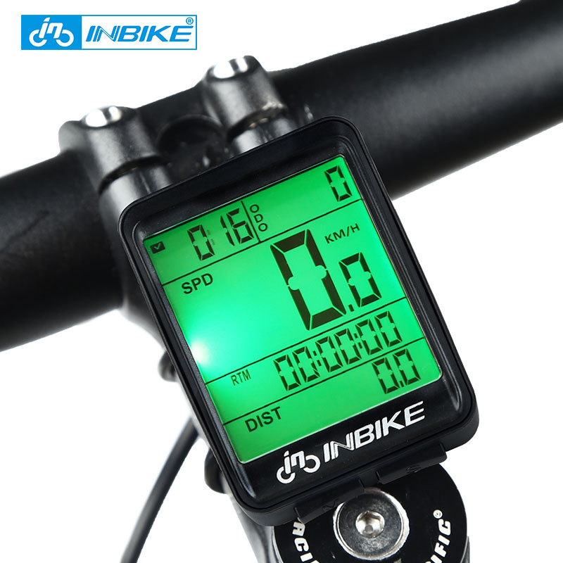 Messrad, Kilometerzähler Und Teilkilometerzähler: Drahtloser Fahrradcomputer Ip54 Mit Geschwindigkeitsmesser Für Drahtlose Fahrräder Mit Hintergrundbeleuchtetem Display, Geschwindigkeitsmesser Und Kil