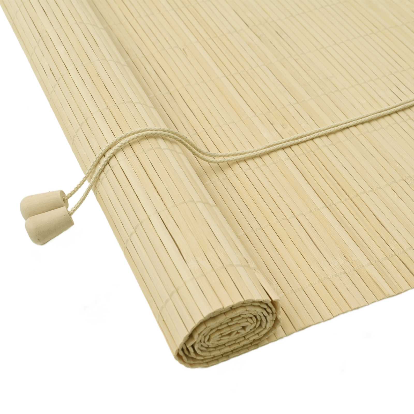 Rollo Natur 95 X 220 Cm Bambus Vidaxl