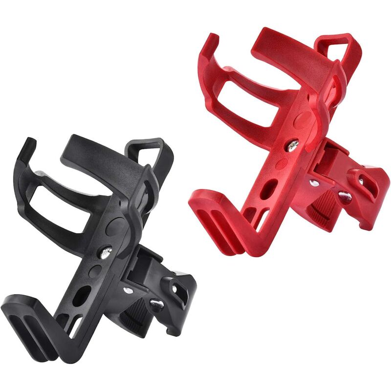 2er-pack Fahrrad-flaschenhalter, Leichter Und Stabiler Flaschenhalter, Einfache Einstellung Der Richtung Des Getränkehalters, Ohne Schrauben, Einfache Und Schnelle Installation.
