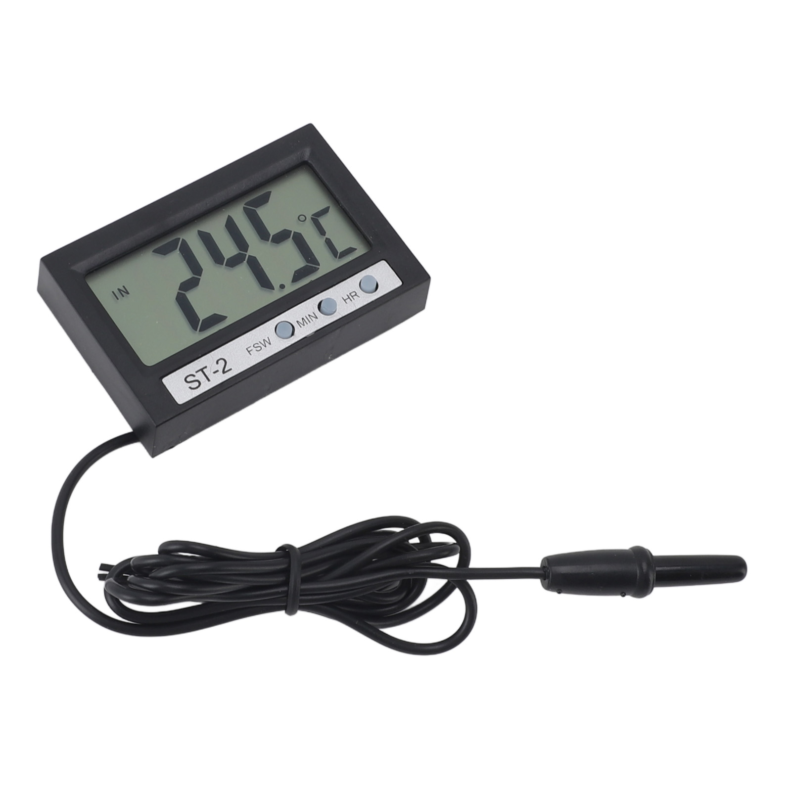 Präzises Digitales Thermometer Für Auto, Innen- Und Außenbereich, Dualtemperatur, Für Aquarium, Kühlschrank, Labor.