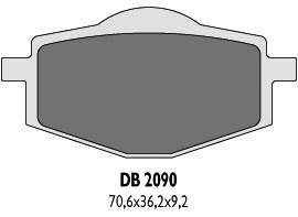 Hintere Bremsbeläge Delta Tzr 50 Dt 125 Rc Cobra Xtz 660 Tenere