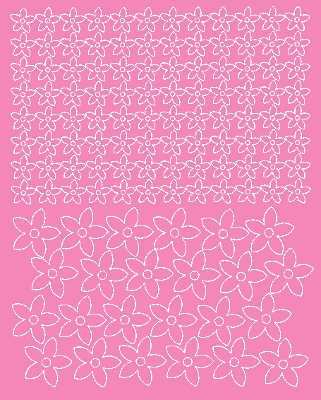 Aufkleber Für Fahrradhelme, Blumenaufkleber, 120 Stück, Rosa Matt.