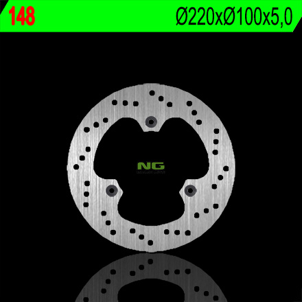 Ng Hinterradbremsscheibe Für Kawasaki Ninja 250 (2008–2013), 220 Mm, 3-loch